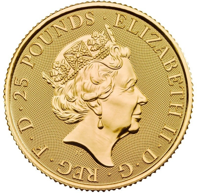 2020 1/4 oz Year of the Rat Gold Coin Royal Mint Lunar Series - Image 2