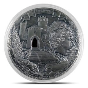 2021 1 Kilo Niue Blood Of Elves The Witcher Series Silver Coin (Box + CoA)