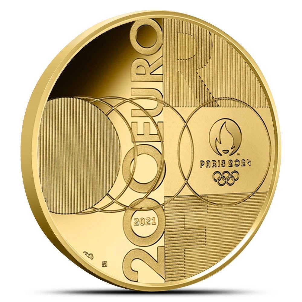 2021 1 oz Proof French Tokyo to Paris Handover Gold Coin (Box + CoA) - Image 2