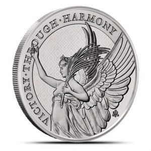 2021 1 oz St. Helena Platinum Queens Virtues Victory Coin (BU)