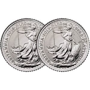 2021 1/10 oz British Platinum Britannia Coin (BU)