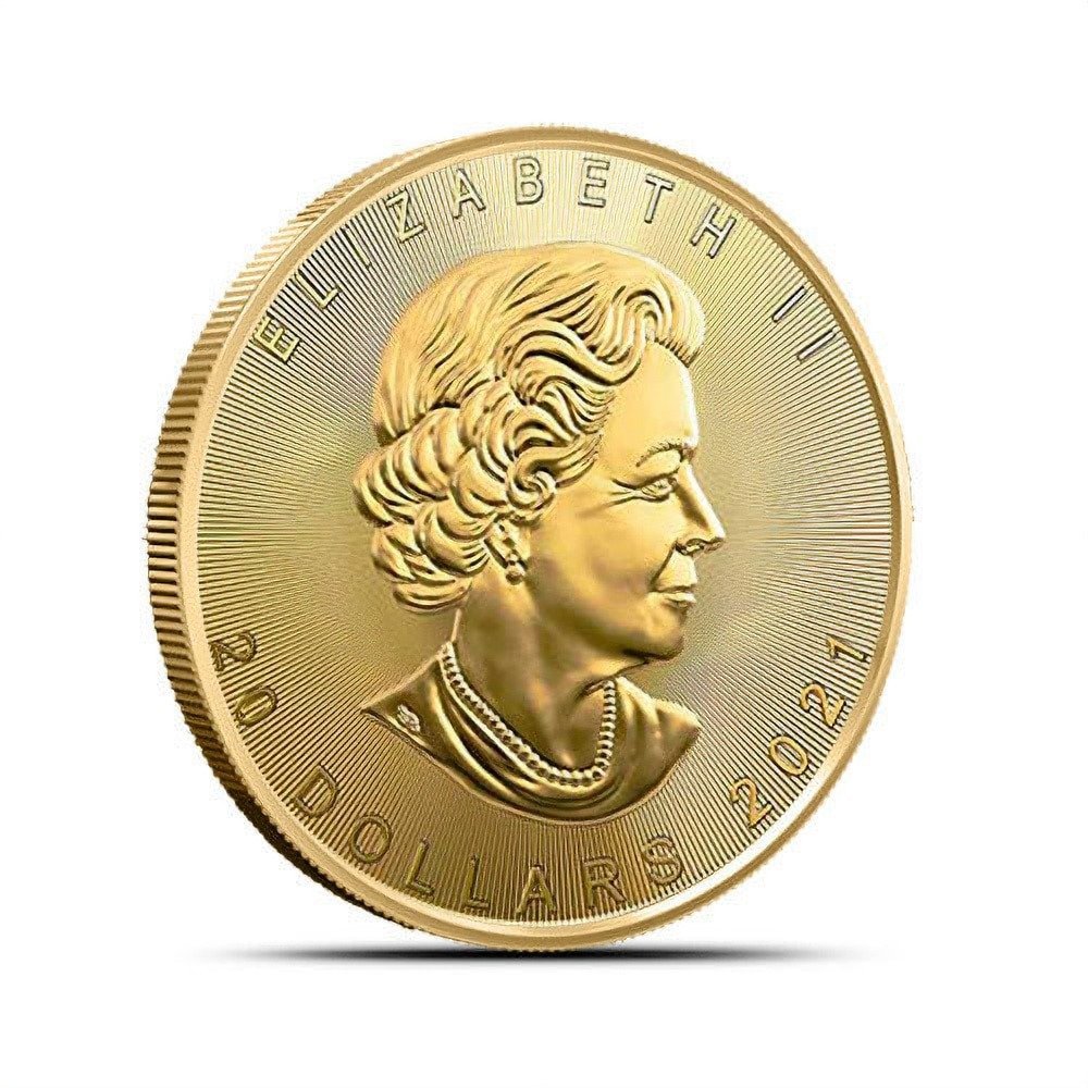 2021 1/2 oz Canadian Gold Maple Leaf Coin (BU) - Image 2
