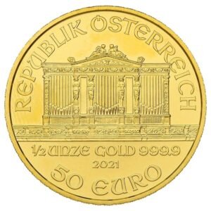 2021 1/2 oz Austrian Gold Philharmonic Coin