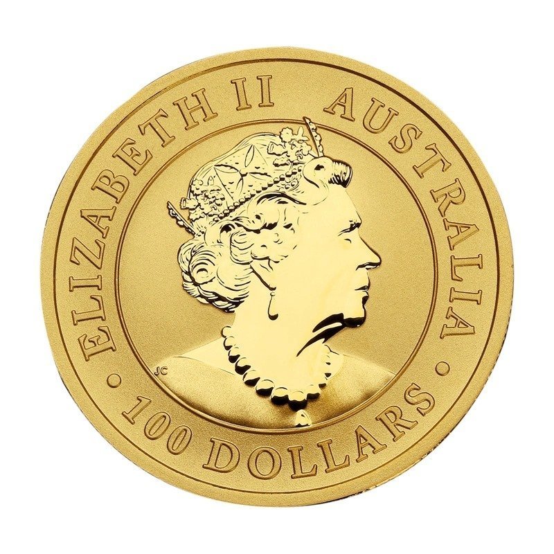 2021 1 oz Australian Kangaroo Gold Nugget Coin - Image 2