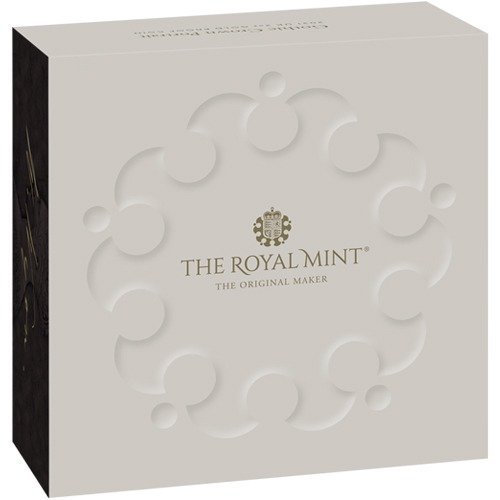 2021 2 oz Proof British Gold Gothic Crown Portrait Coin (Box + CoA) - Image 3