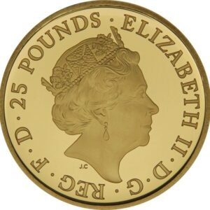 2021 Proof 1/4 oz Griffin of Edward III Gold Coin Coin Queen’s Beasts Boxed