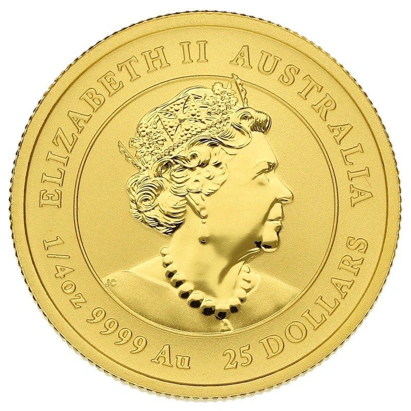 2021 1/4 oz Year of the Ox Gold Coin Perth Mint Australian Lunar Series - Image 2