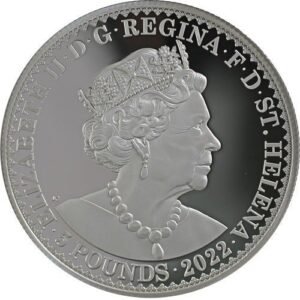 2022 1 Kilo Proof British Silver Gothic Crown Portrait Coin (Box + CoA)