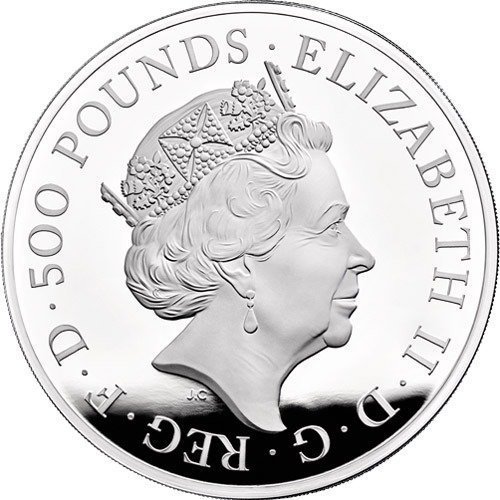2022 1 Kilo Proof British Silver Tudor Beasts Seymour Panther Coin (Box + CoA) - Image 2