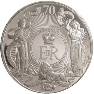 2022 1 Kilo Proof St. Helena Silver Queen’s Platinum Jubilee Coin (Box + CoA)