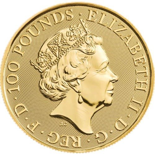 2022 1 oz British Maid Marian Gold Coin (BU) - Image 2