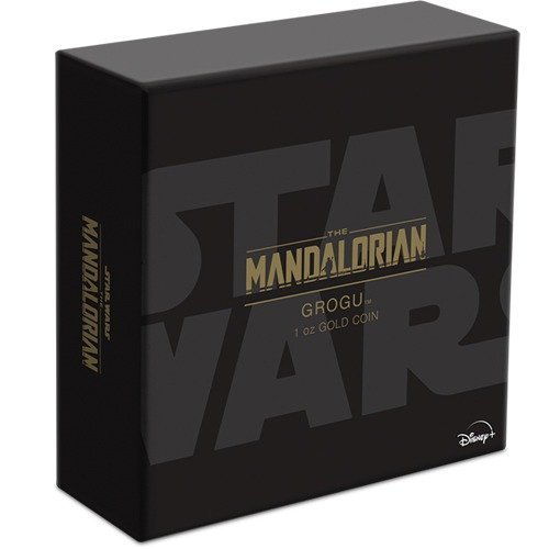 2022 1 oz Proof Niue Gold Mandalorian Grogu Coin (Box + CoA) - Image 5