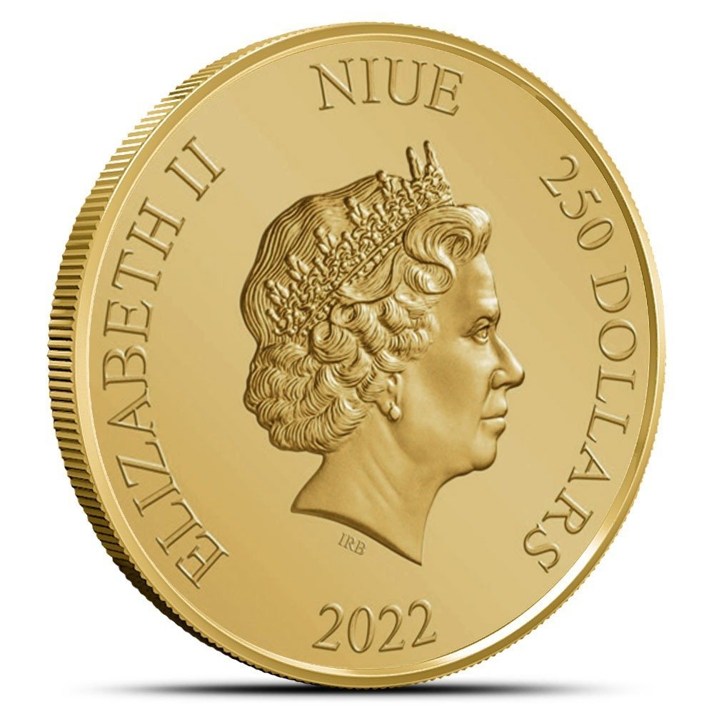 2022 1 oz Proof Niue Gold Mandalorian Bo-Katan Kryze Coin (Box + CoA) - Image 4