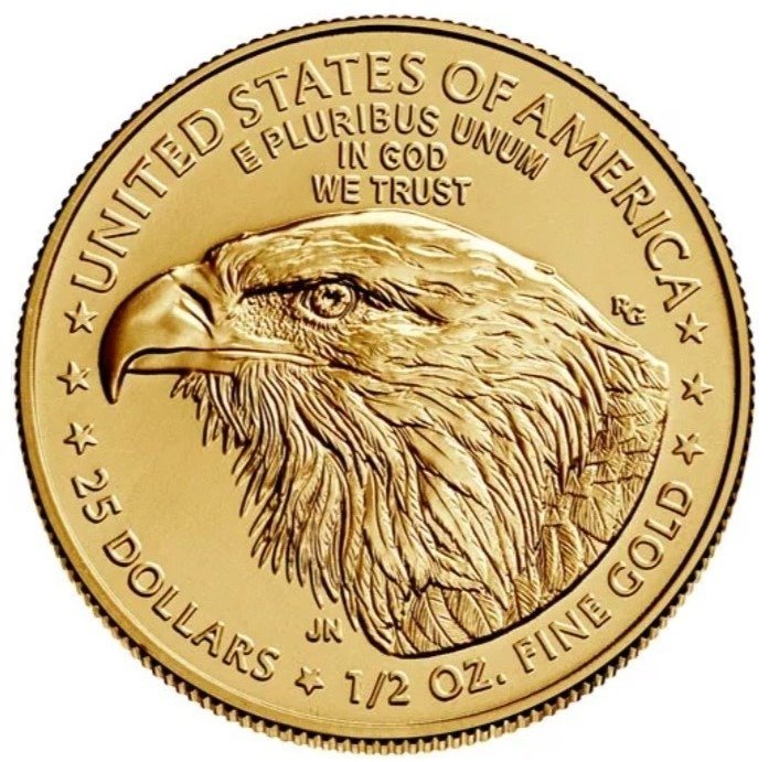 2022 1/2 oz American Eagle Gold Coin - Image 2