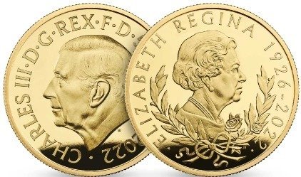 2022 1/4 oz Her Majesty Queen Elizabeth II Proof Gold Coin Boxed - Image 2