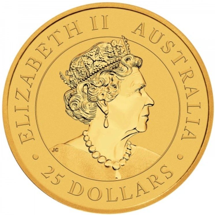 2022 1/4 oz Australian Kangaroo Gold Nugget Coin - Image 2