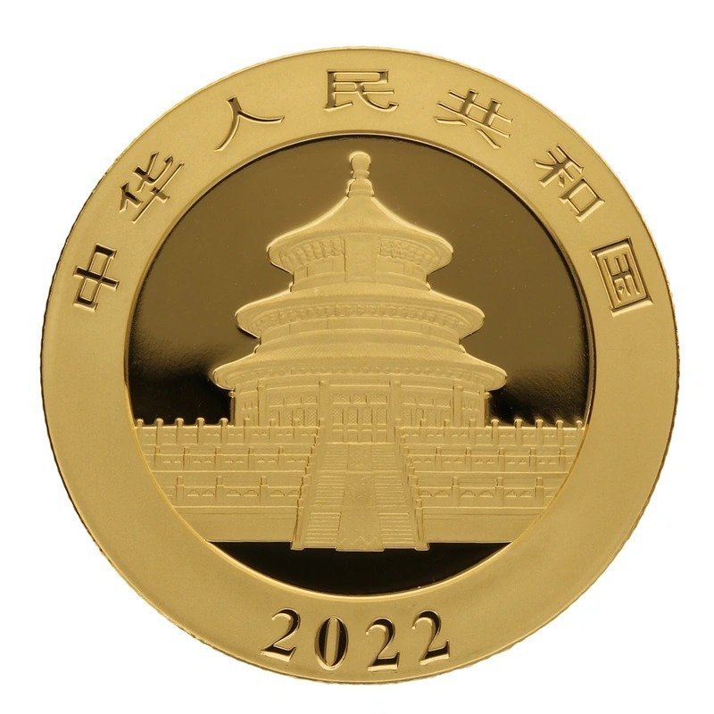 2022 15 Gram Chinese Panda Gold Coin - Image 2