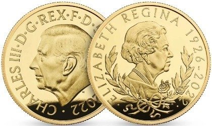 2022 Her Majesty Queen Elizabeth II Memorial 1oz Proof Gold Coin Boxed