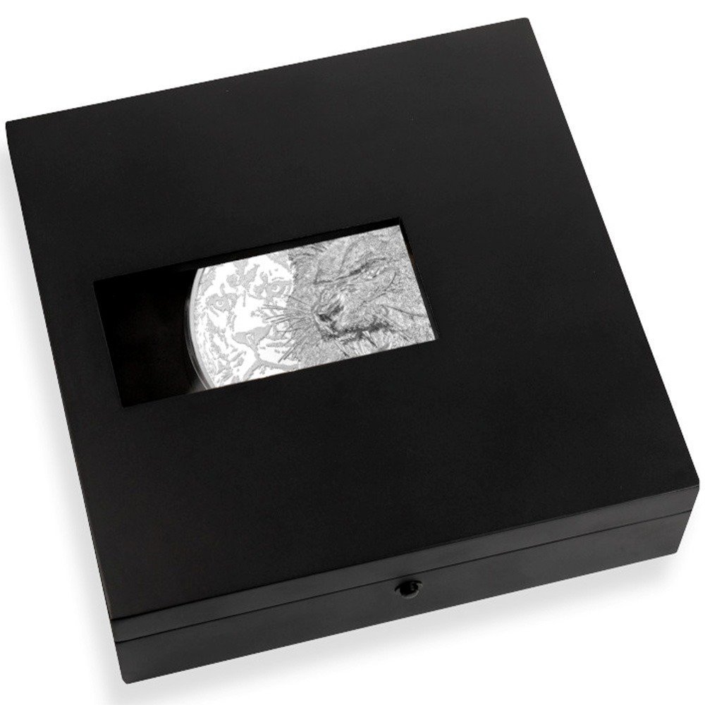 2023 1 Kilo Cook Islands Silver King of the South Coin (Ultra High Relief, Box + CoA) - Image 3