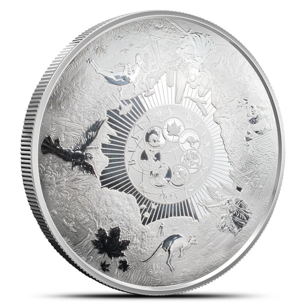 2023 1 Kilo Samoa Silver Bullion Giants Coin (Box + CoA, Proof-Like) - Image 2