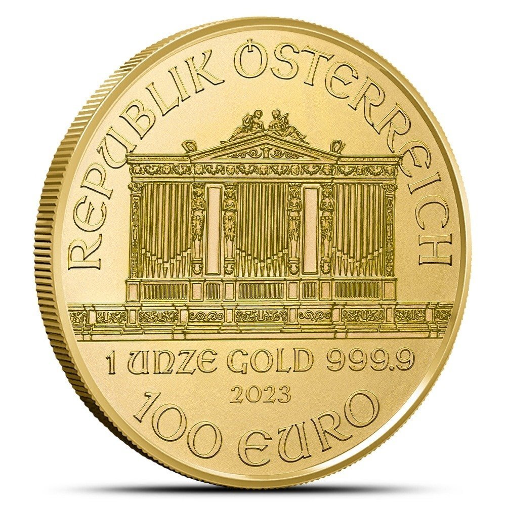 2023 1 oz Austrian Gold Philharmonic Coin (BU) - Image 2