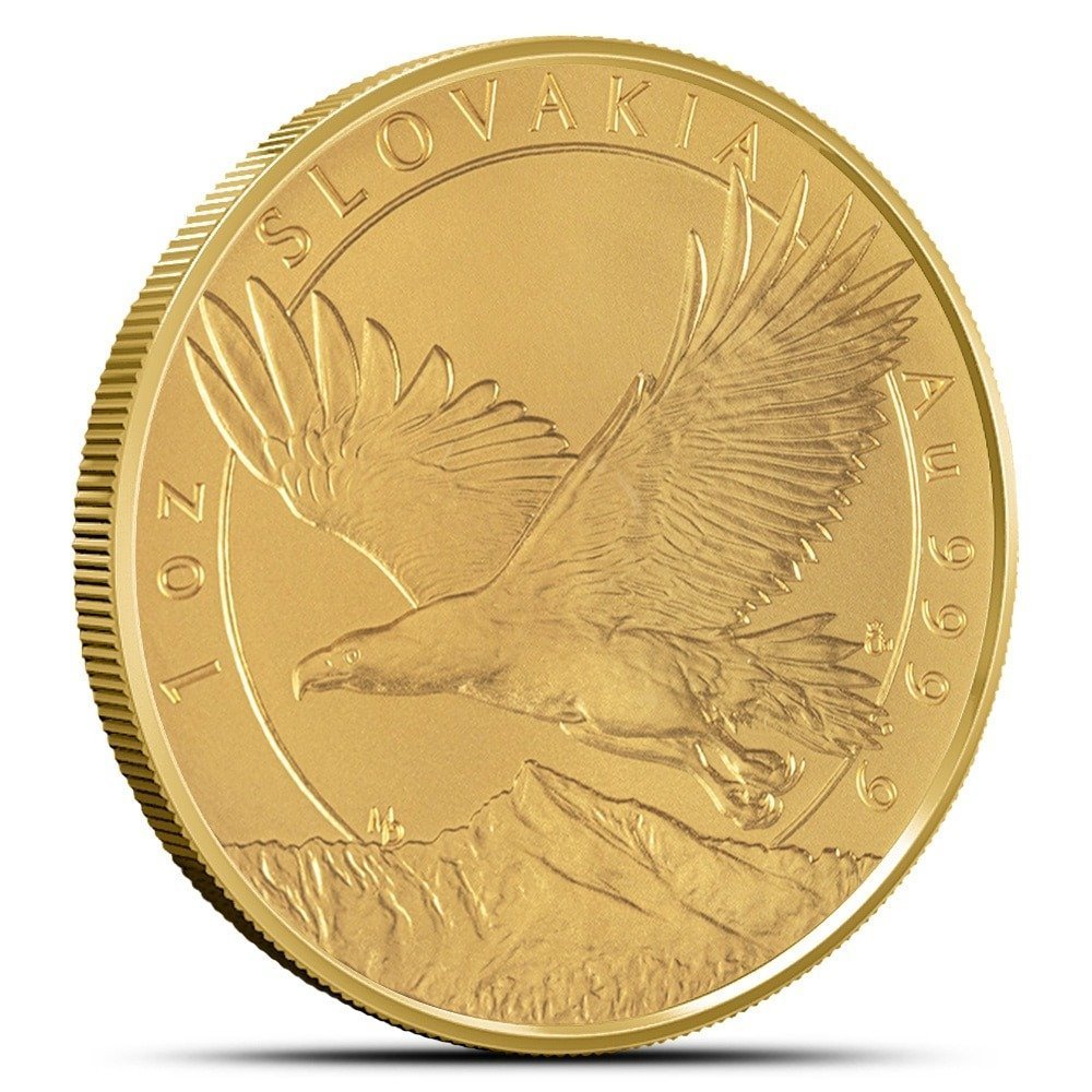 2023 1 oz Niue Gold Slovakia Eagle Coin (BU)