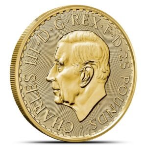 2023 1/4 oz British Gold Britannia Coin (BU, King Charles Obverse)