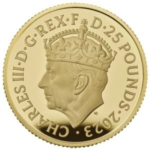 2023 1/4 oz Gold Coronation of King Charles III Proof Coin Boxed