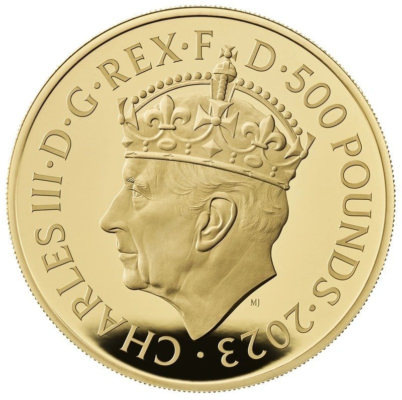 2023 5 oz Gold Coronation of King Charles III Proof Coin Boxed - Image 2
