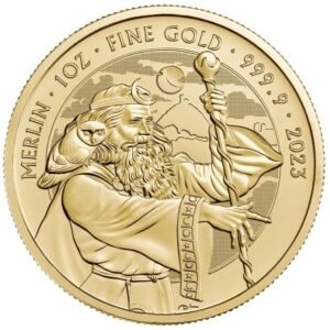 2023 1 oz Merlin Gold Coin Myths and Legends