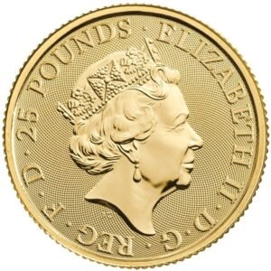 2023 1/4 oz Yale of Beaufort Gold Coin Tudor Beasts