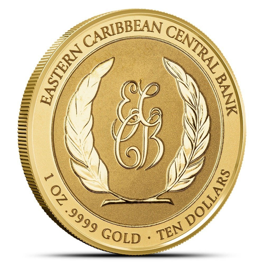 2024 1 oz EC8 Gold St. Lucia Flamingo Coin (BU) - Image 3