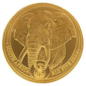 2024 1 oz Elephant Gold Coin Big Five Series