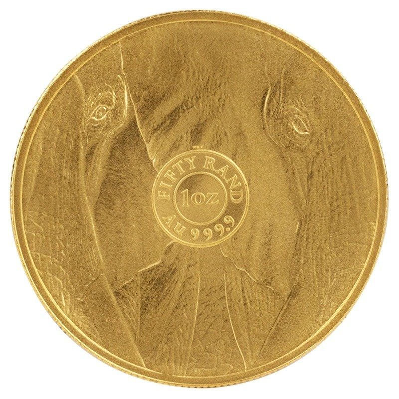 2024 1 oz Elephant Gold Coin Big Five Series - Image 2