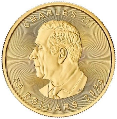 2024 1 oz Canadian Maple Leaf Gold Coin - Image 2