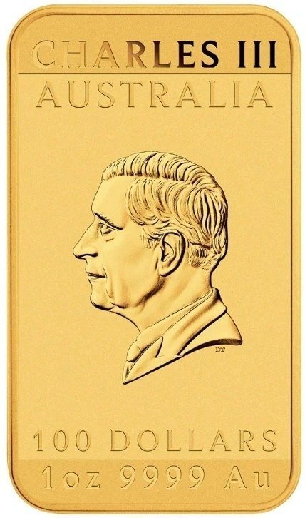 2024 1 oz Perth Mint Dragon Rectangular Gold Bar (Coin) - Image 2