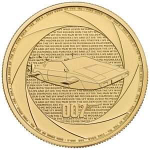 2024 1 oz Six Decades of 007 Bond of the 1970s Gold Coin
