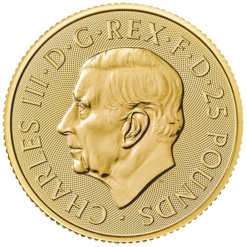 2024 1/4 oz St George and the Dragon Gold Coin - Image 2