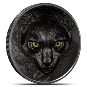 2025 1 Kilo Palau Silver Hunters By Night Ocelot Coin (Ultra High Relief)