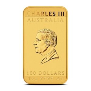 2025 1 oz Australian Rectangular Gold Dragon Coin (BU)