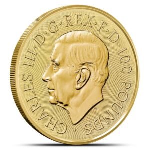 2025 1 oz British Gold St George and the Dragon Coin (BU)