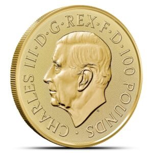 2025 1 oz British Gold Tudor Beasts Greyhound of Richmond Coin (BU)