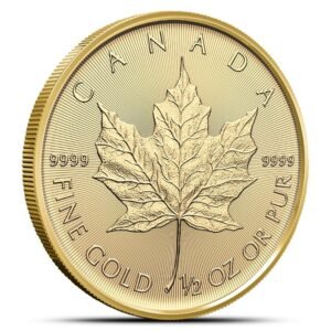 2025 1/2 oz Canadian Gold Maple Leaf Sheet (10 Coins, BU)