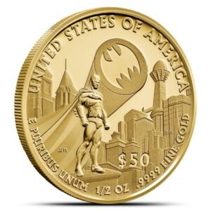 2025 1/2 oz Proof DC Comics Batman American Liberty Gold Coin (Box + CoA)