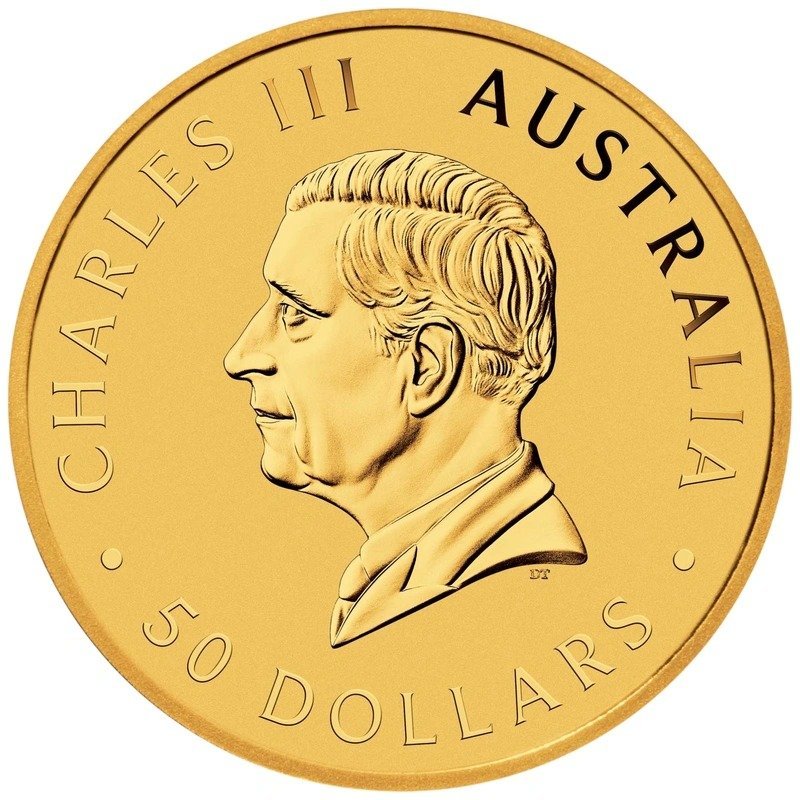 2025 1/2 oz Australian Kangaroo Gold Nugget Coin - Image 2