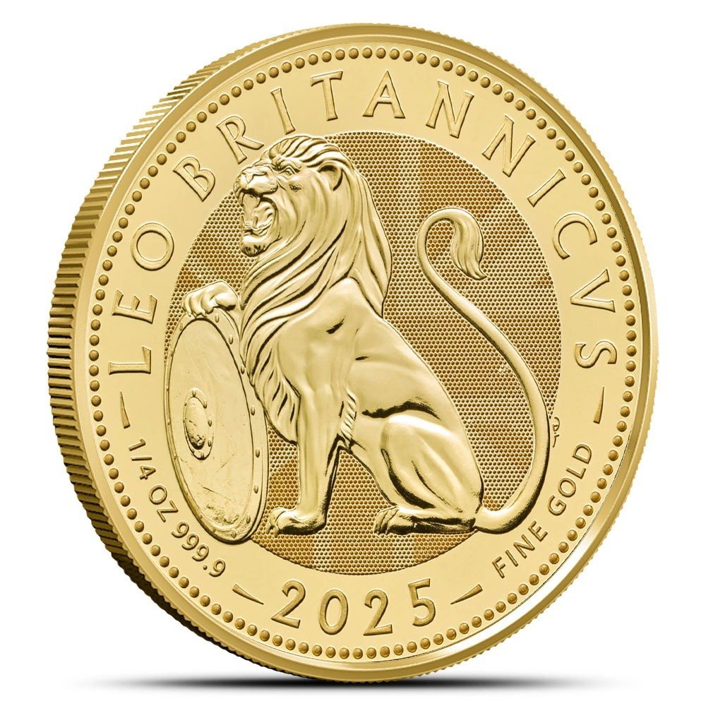 2025 1/4 oz British Gold The British Lion Coin (BU) - Image 3
