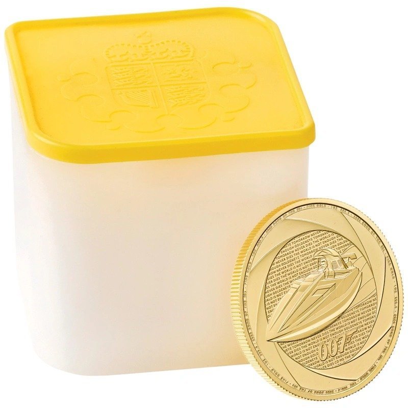 2025 1 oz Six Decades of 007 Bond of the 1990s Gold Coin - Image 2