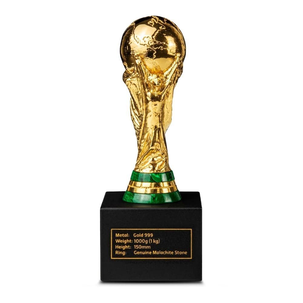 2026 1 Kilo Gilded Silver FIFA World Cup Replica Trophy - Image 2