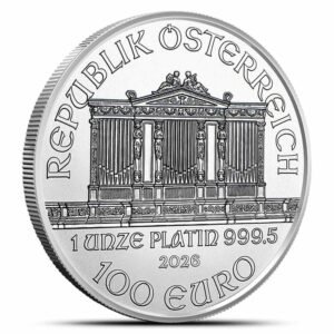 2026 1 oz Austrian Platinum Philharmonic Coin (BU)