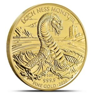 2026 1 oz British Gold Loch Ness Monster Coin (BU)